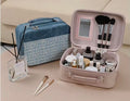 Trousse de maquillage rose - miroir intégré